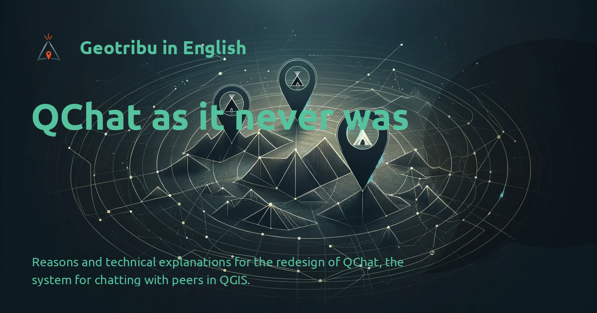 Geotribu in English - QChat as it never was